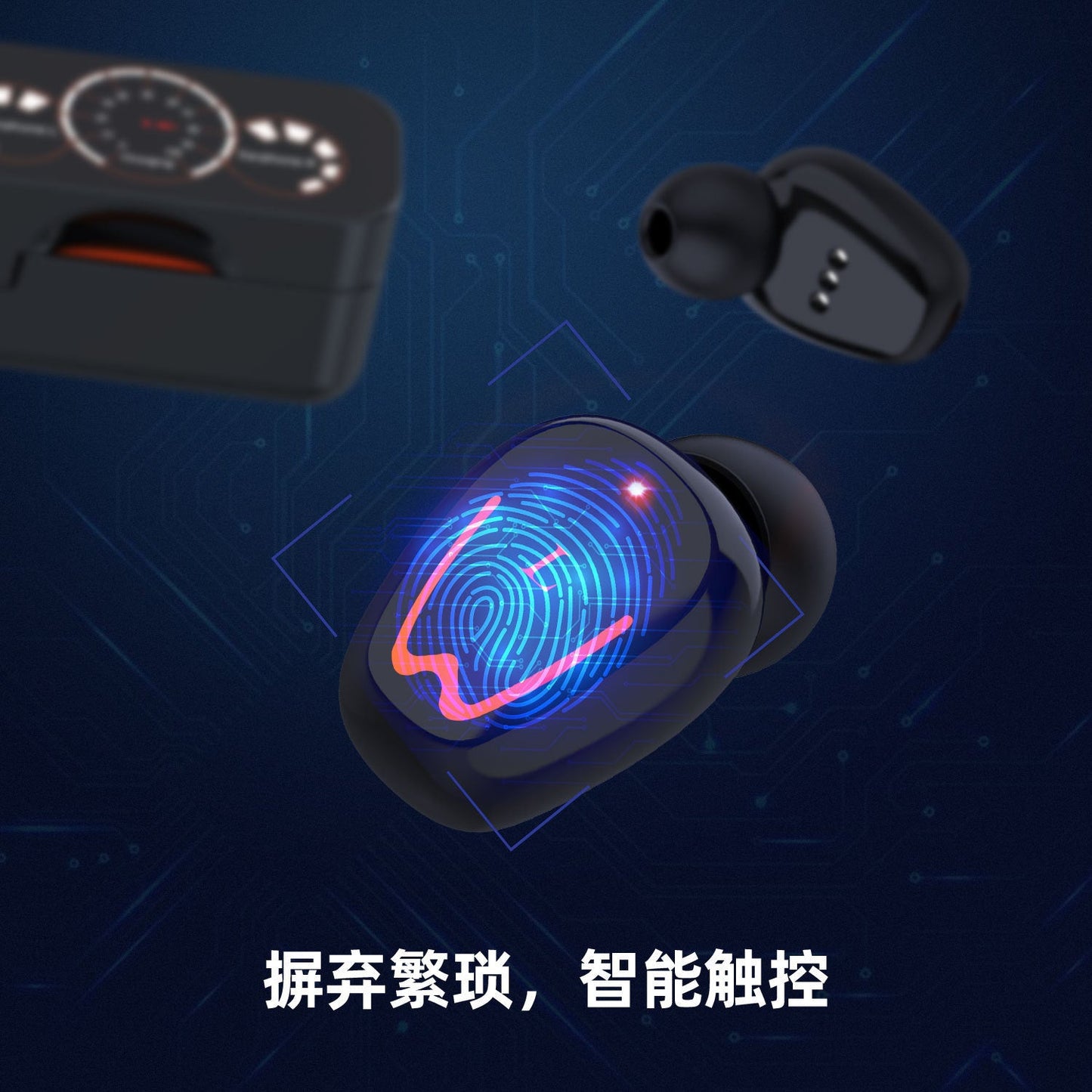 TWS innovative simple wireless bluetooth headset - NOMAN STORE LLC