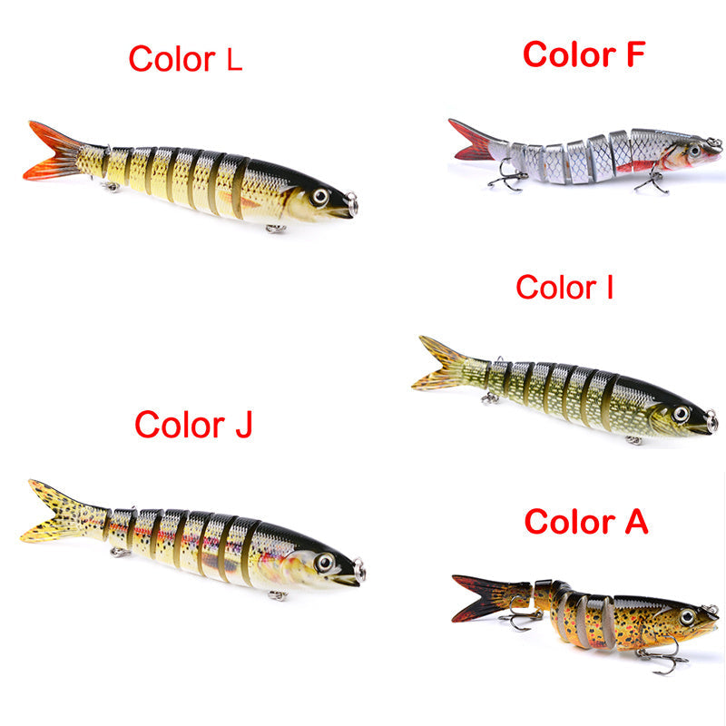 Pike Fishing Lures Artificial Multi Jointed Sections Hard Bait Trolling Pike Carp Fishing Tools - NOMAN STORE LLC