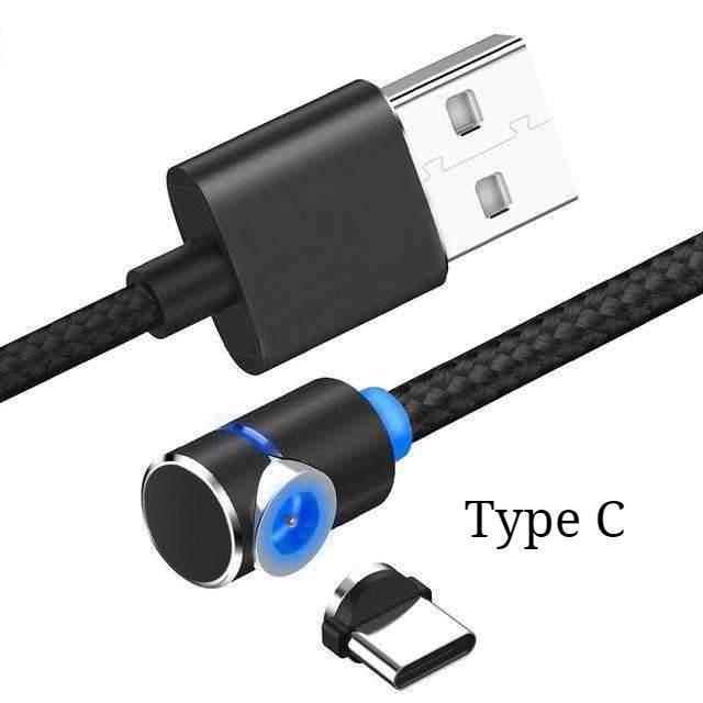 Magnetic Cable LED Magnet Charger Cable USB Cable & USB Type-C USB C - NOMAN STORE LLC