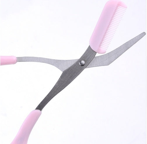 Beauty tools eyebrow scissors with eyebrow comb - NOMAN STORE LLC