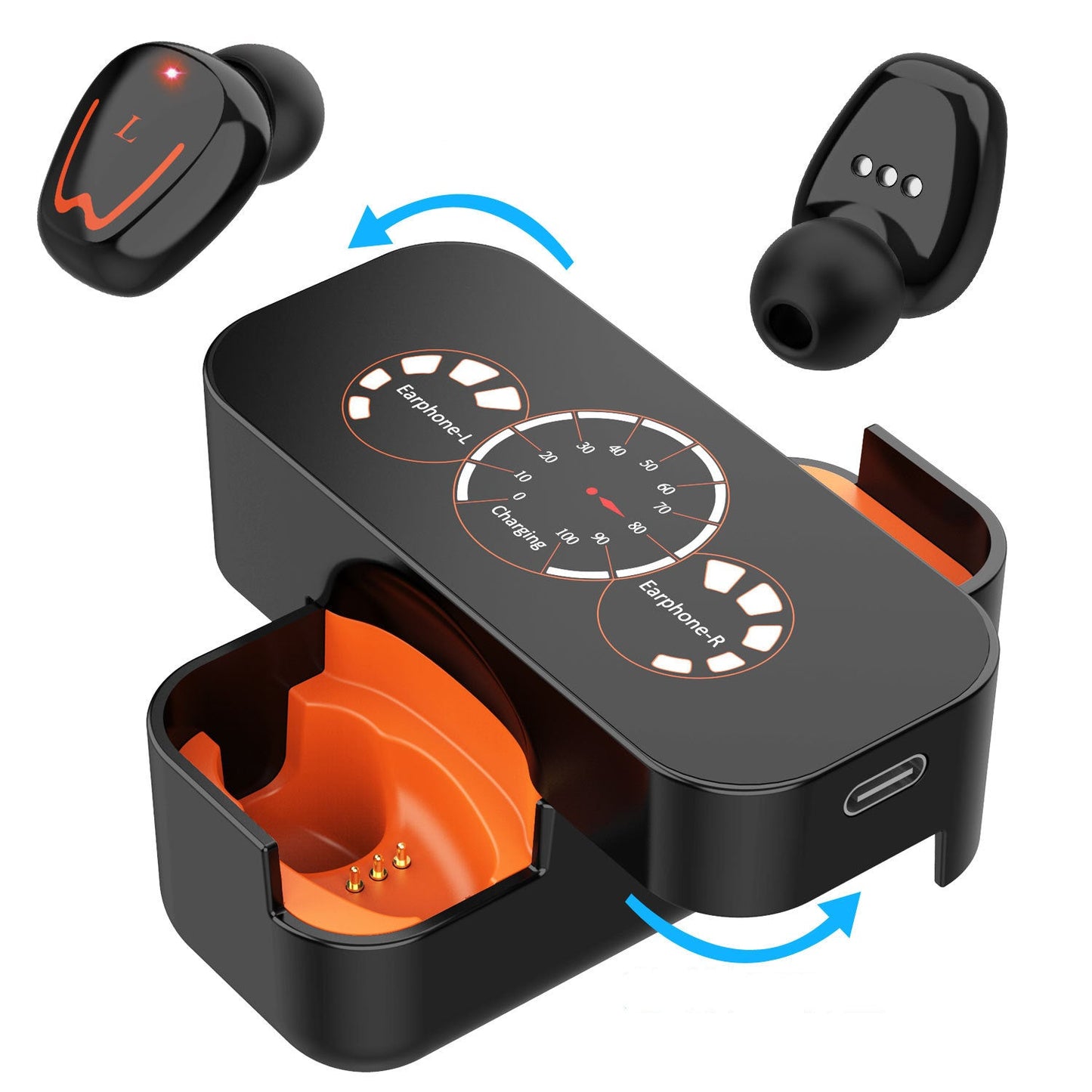 TWS innovative simple wireless bluetooth headset - NOMAN STORE LLC