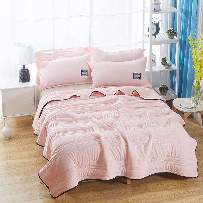 Cooling Blankets Pure Color Summer Quilt Plain Summer Cool Quilt Compressible Air-conditioning Quilt Quilt Blanket - NOMAN STORE LLC