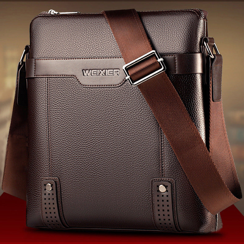 Fashion PU Leather Men Messenger Bags - NOMAN STORE LLC