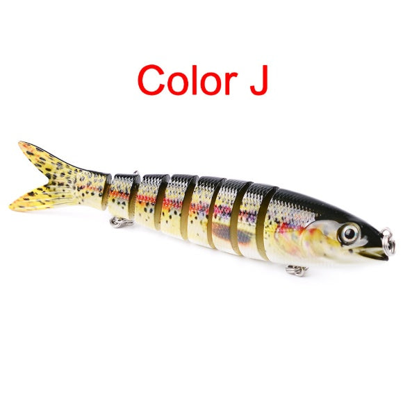 Pike Fishing Lures Artificial Multi Jointed Sections Hard Bait Trolling Pike Carp Fishing Tools - NOMAN STORE LLC