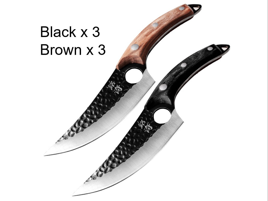 Slaughter Cutting Meat Boning Small Scimitar Special Skinning Killing Pigs Butcher - NOMAN STORE LLC