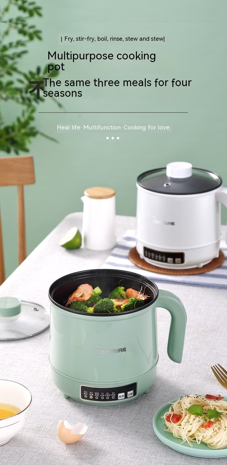 Multi-functional Electric Cooker 110 V220V Small Household Appliances - NOMAN STORE LLC