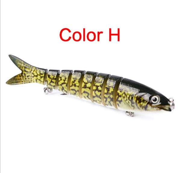 Pike Fishing Lures Artificial Multi Jointed Sections Hard Bait Trolling Pike Carp Fishing Tools - NOMAN STORE LLC