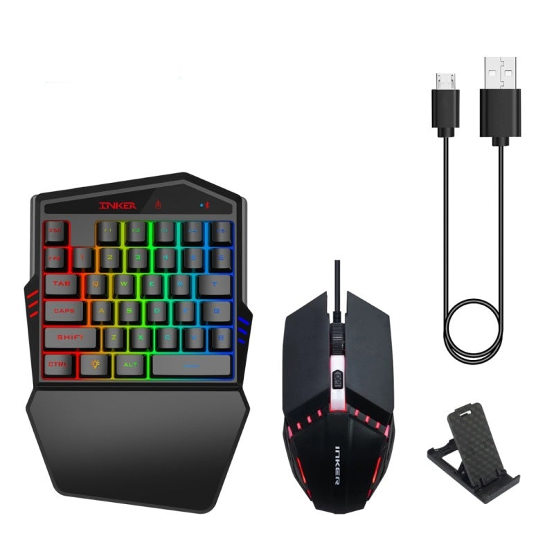 Gaming Keyboard Throne One Mouse Set - NOMAN STORE LLC
