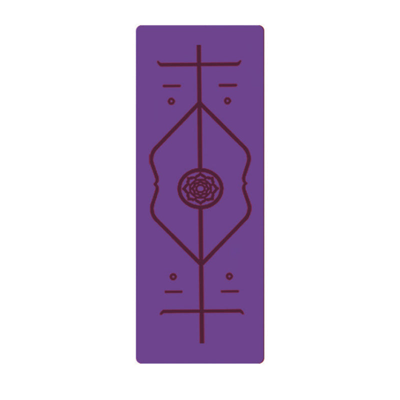 Non Slip TPE Yoga Mat Position Line Beginner - NOMAN STORE LLC