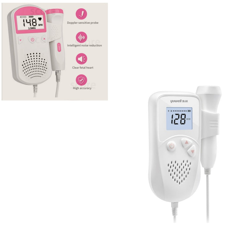 Fetal Heart Rate Monitor Home Pregnancy Baby Fetal Sound Heart Rate Detector - NOMAN STORE LLC