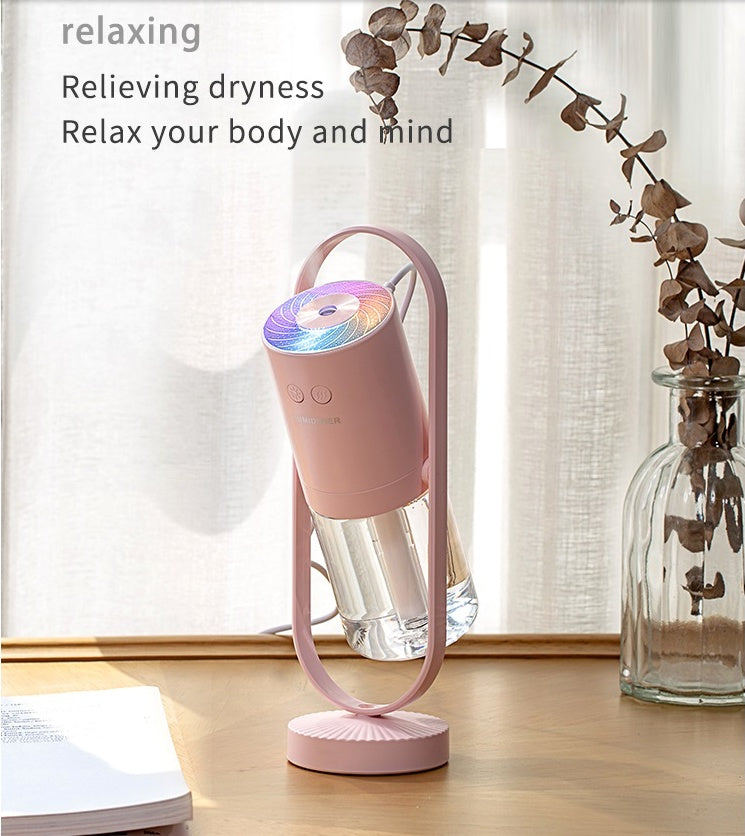 Magic Shadow USB Air Humidifier For Home With Projection Night Lights Ultrasonic Car Mist Maker Mini Office Air Purifier - NOMAN STORE LLC