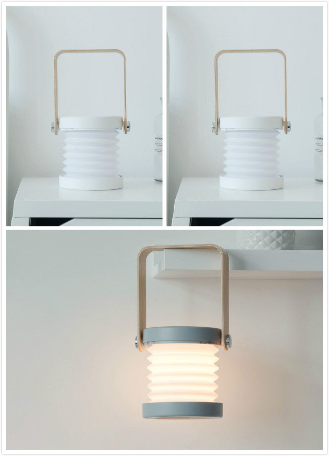 Foldable Touch Dimmable Reading LED Night Light Portable Lantern Lamp USB Rechargeable For Home Decor - NOMAN STORE LLC