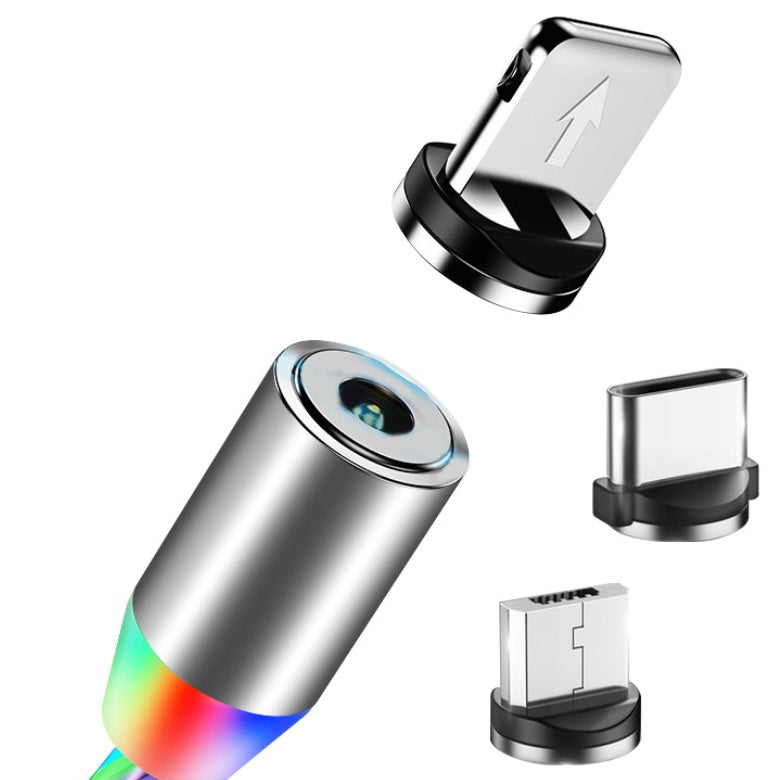 Magnetic Cable LED Magnet Charger Cable USB Cable & USB Type-C USB C - NOMAN STORE LLC