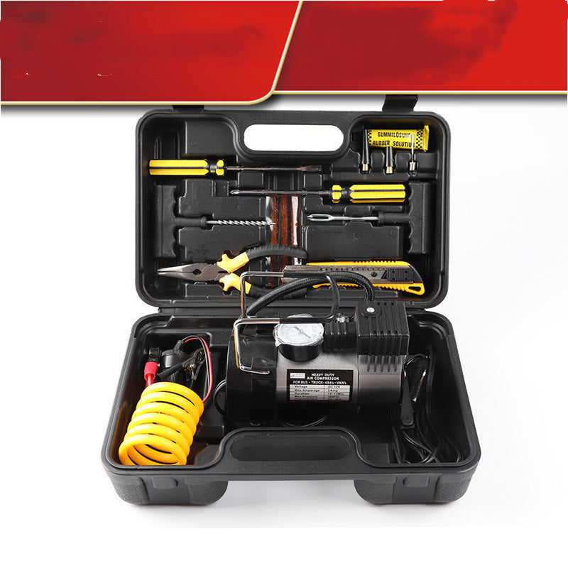 Multifunctional Tire Electric Car Tire Repair kit Tool Box - NOMAN STORE LLC