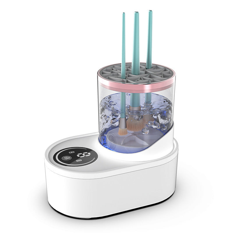 Electric Makeup Brush Cleaner Rechargeable Makeup Brushes Cleaning Tool Automatic Makeup Brush Cleaning Stand Device - NOMAN STORE LLC