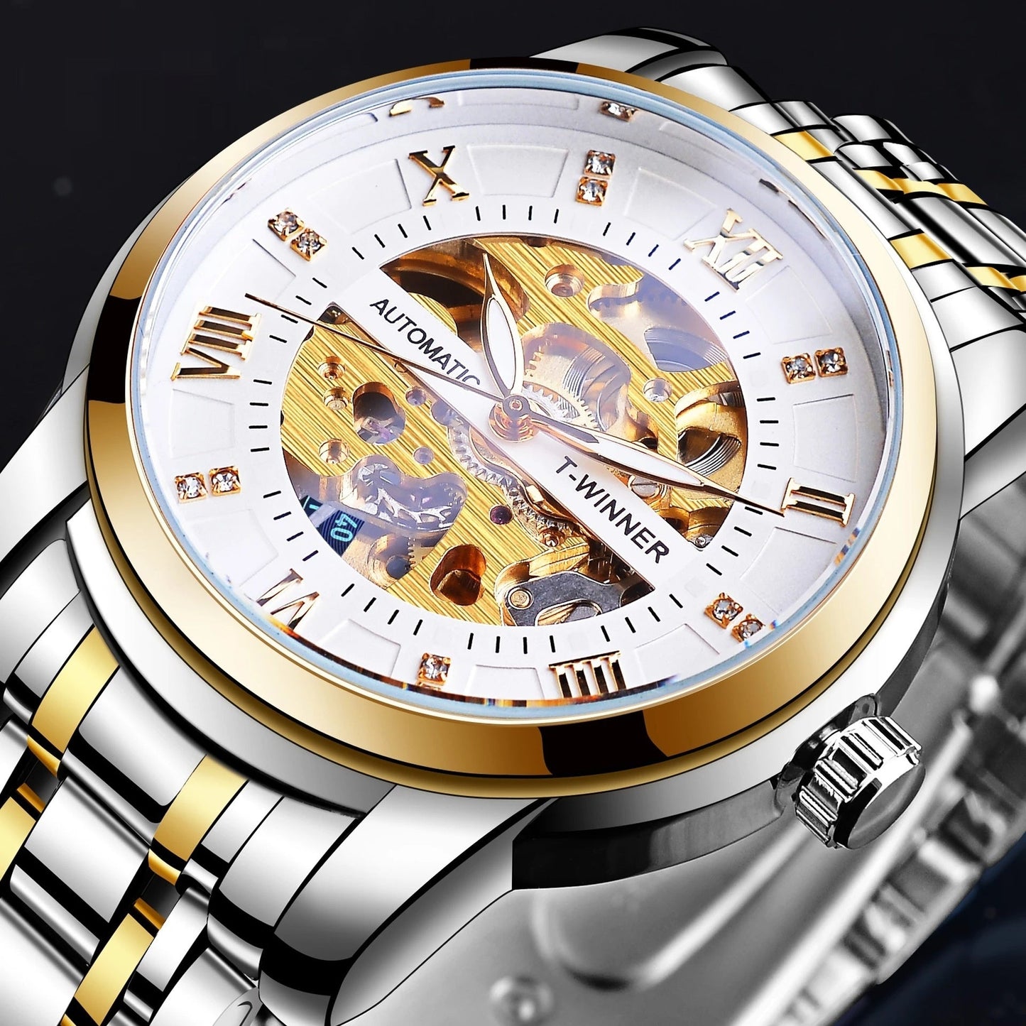 Men's Fashion Hollowed-out Waterproof Mechanical Watch - NOMAN STORE LLC