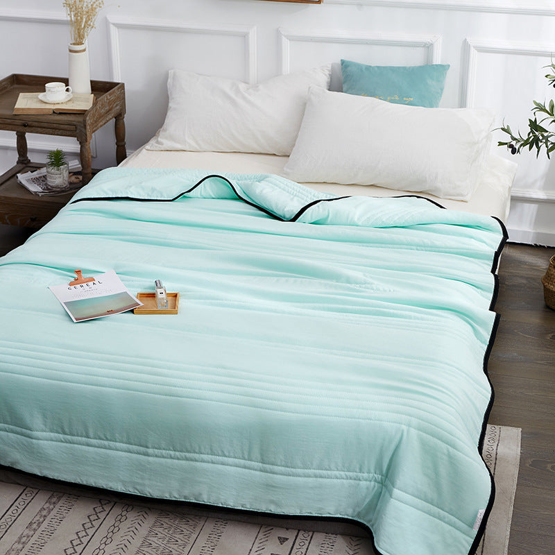 Cooling Blankets Pure Color Summer Quilt Plain Summer Cool Quilt Compressible Air-conditioning Quilt Quilt Blanket - NOMAN STORE LLC