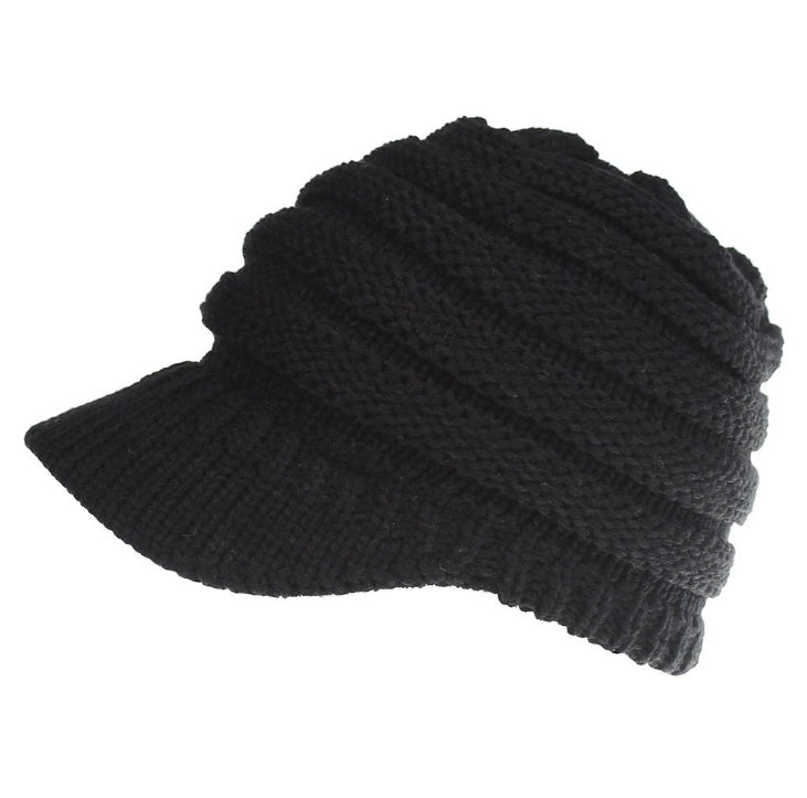Women Ponytail Beanies Autumn Winter Hats Female Soft Knitting Caps Warm Ladies Skullies - NOMAN STORE LLC