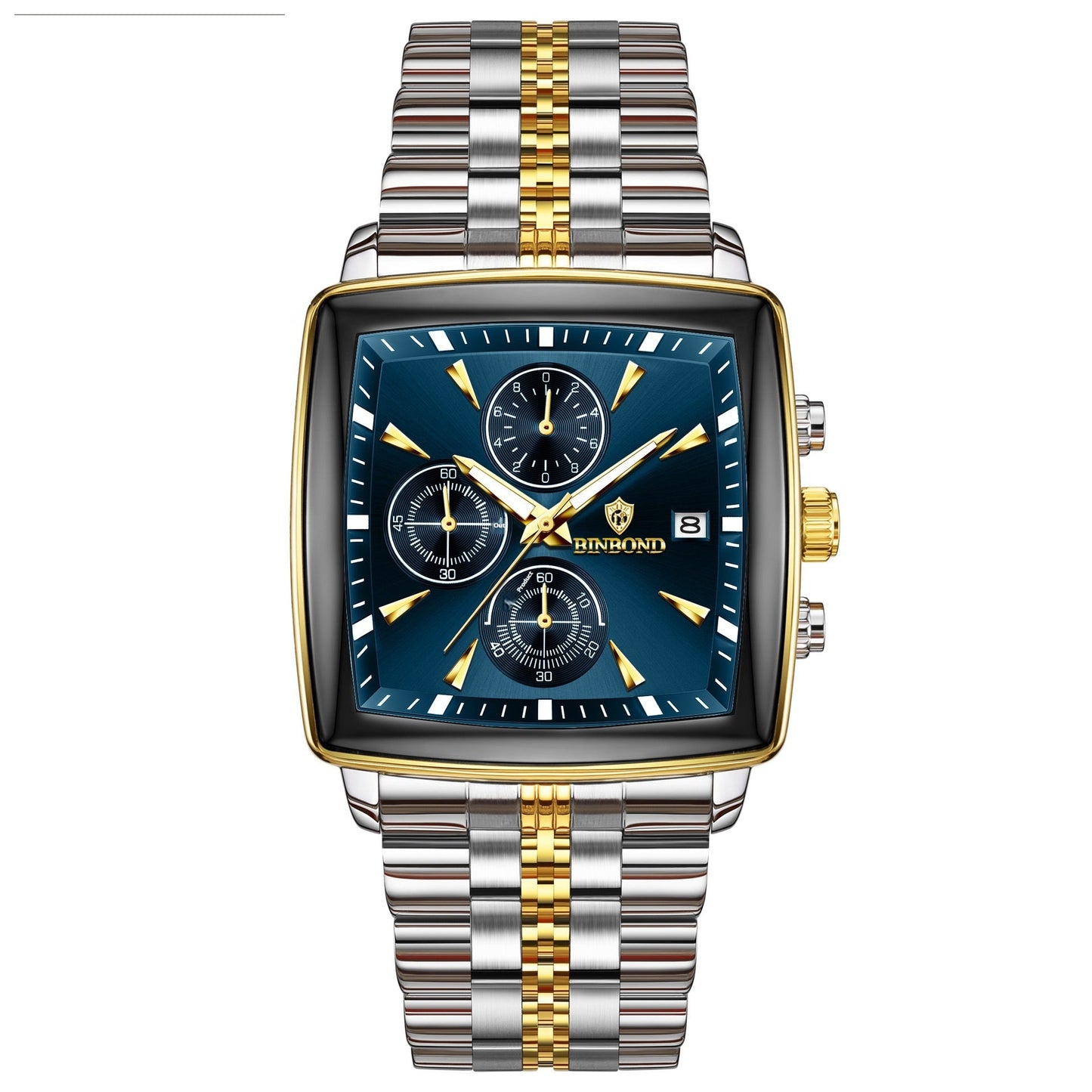 Men's Multi-functional Timing Luminous Waterproof Quartz Watch - NOMAN STORE LLC