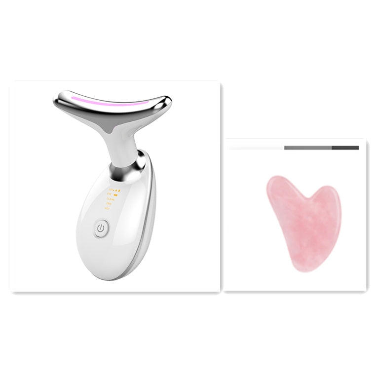 EMS Thermal Neck Lifting And Tighten Massager Electric Microcurrent Wrinkle Remover - NOMAN STORE LLC