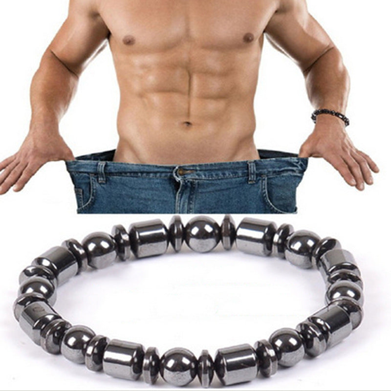 Weight Loss Magnet Bracelets For Women Men Pentagram Stone Magnetic Therapy Bracelets Pain Relief Slimming Health Jewelry - NOMAN STORE LLC