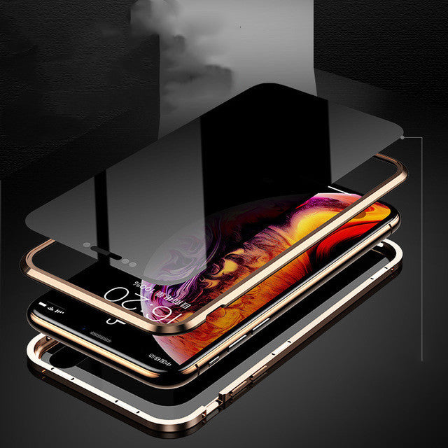 Phone Case Anti-peep Magnetic Protective Shell Magnetic Privacy Glass Case For Phone - NOMAN STORE LLC