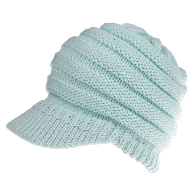 Women Ponytail Beanies Autumn Winter Hats Female Soft Knitting Caps Warm Ladies Skullies - NOMAN STORE LLC