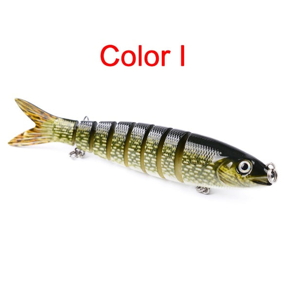 Pike Fishing Lures Artificial Multi Jointed Sections Hard Bait Trolling Pike Carp Fishing Tools - NOMAN STORE LLC