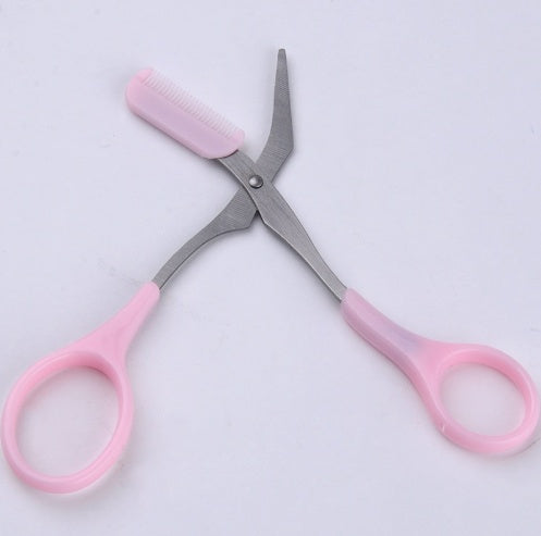Beauty tools eyebrow scissors with eyebrow comb - NOMAN STORE LLC