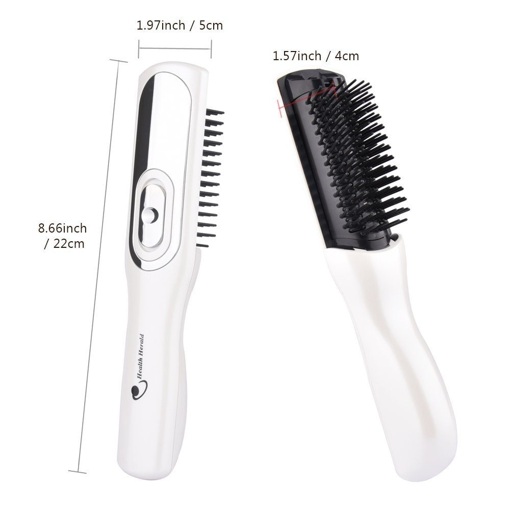 Electric Head Massage Comb Healthy Scalp Vibration Comb Portable Household Battery Massage Comb - NOMAN STORE LLC