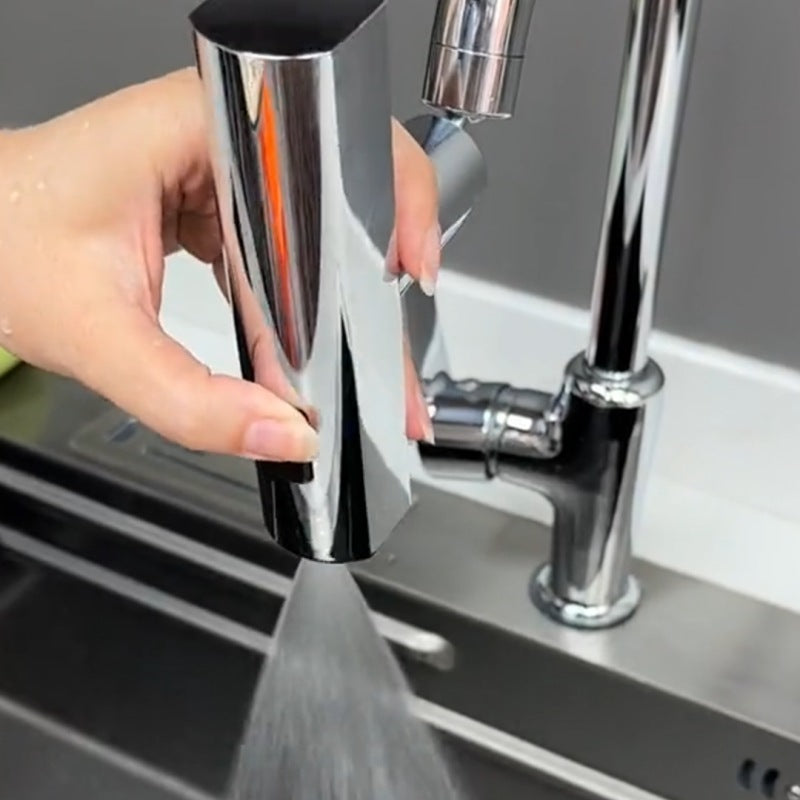 Kitchen Faucet Waterfall Outlet Splash Proof Universal Rotating Bubbler Multifunctional Water Nozzle Extension Kitchen Gadgets - NOMAN STORE LLC
