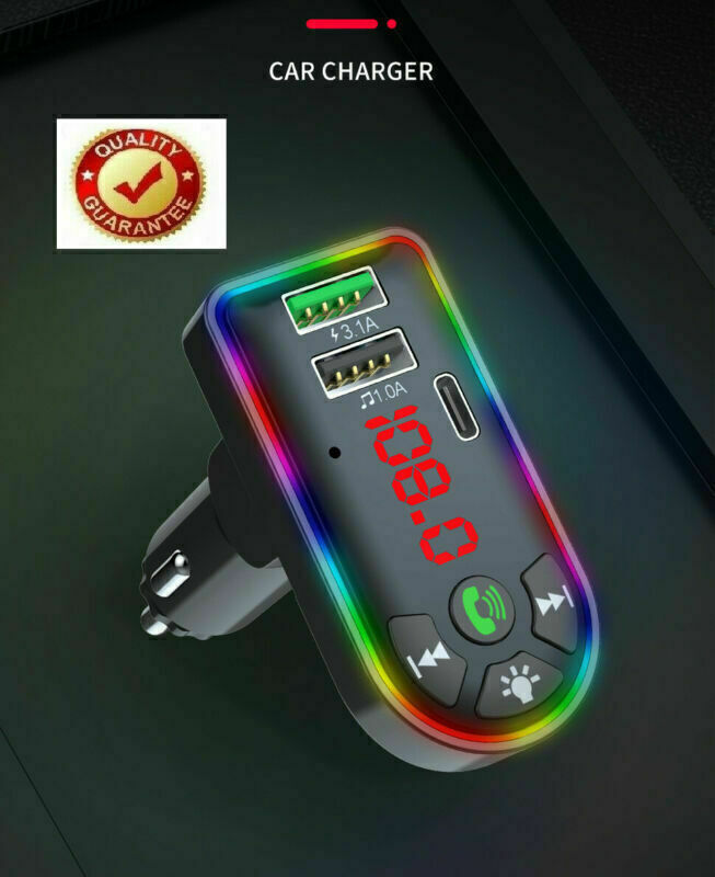Car Bluetooth 5.0 MP3 Player FM Transmitter Radio 3.1A Fast Charger Adapter Lots - NOMAN STORE LLC