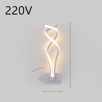 led wall lamp nordic minimalist bedroom bedside lamp - NOMAN STORE LLC