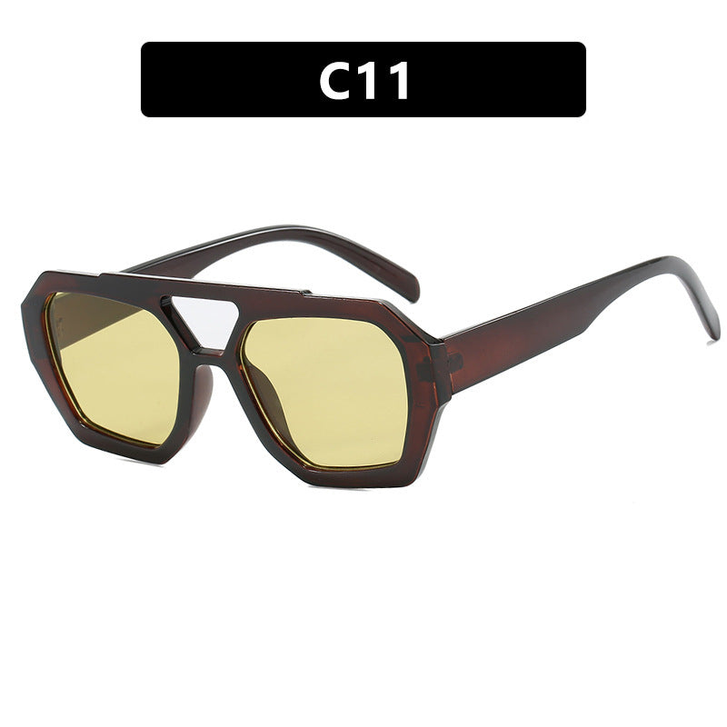 Ins Big Frame Leopard Sunglasses Summer Sunshade Beach Vacation Glasses - NOMAN STORE LLC