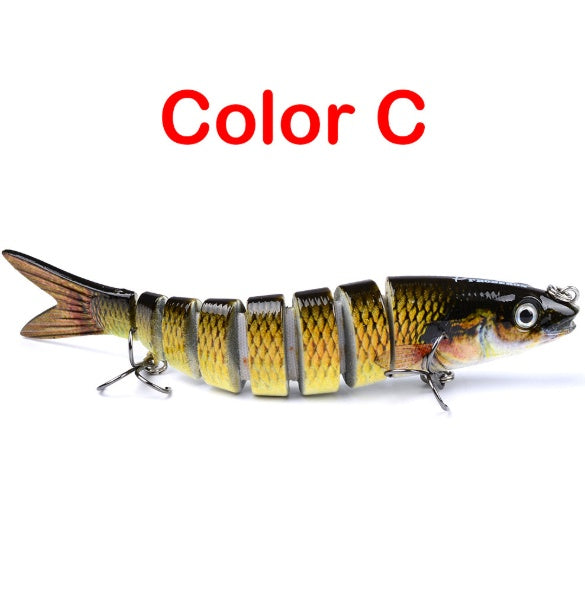 Pike Fishing Lures Artificial Multi Jointed Sections Hard Bait Trolling Pike Carp Fishing Tools - NOMAN STORE LLC