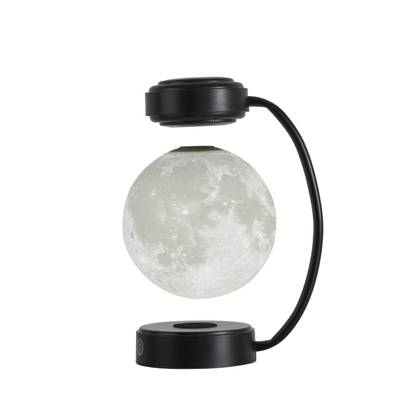 3D LED Moon Night Light Wireless Magnetic Levitating Rotating Floating Ball Lamp For School Office Bookshop Home Decoration - NOMAN STORE LLC