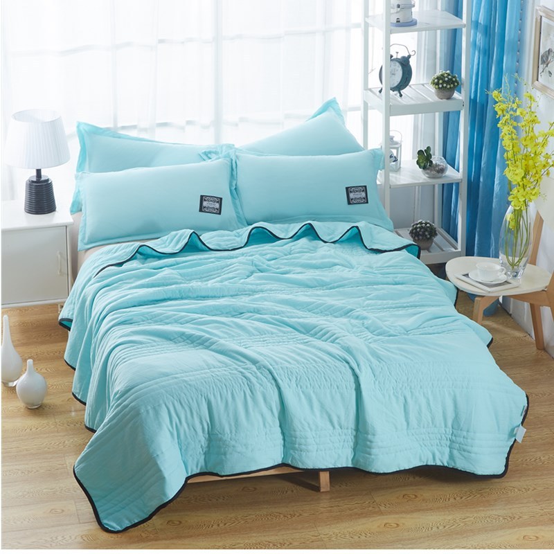 Cooling Blankets Pure Color Summer Quilt Plain Summer Cool Quilt Compressible Air-conditioning Quilt Quilt Blanket - NOMAN STORE LLC