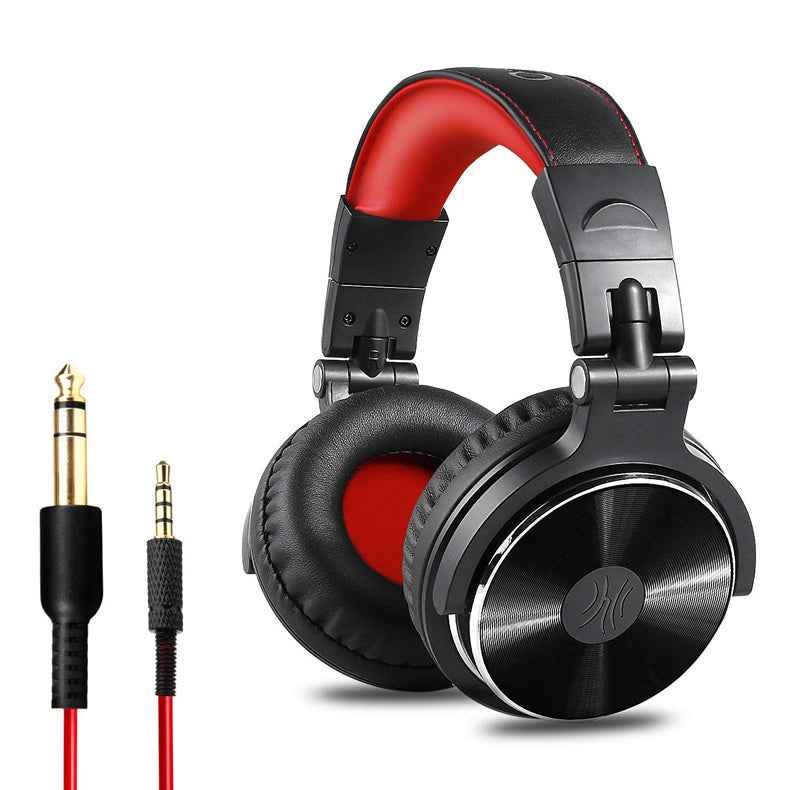Wired headphones with large earmuffs - NOMAN STORE LLC