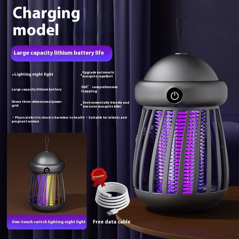 Mosquito Killer Lamp Insect Repellent Radiation Less Mute Electric Insect Trap Usb Charging Outdoor Mosquito Killer Repellent - NOMAN STORE LLC