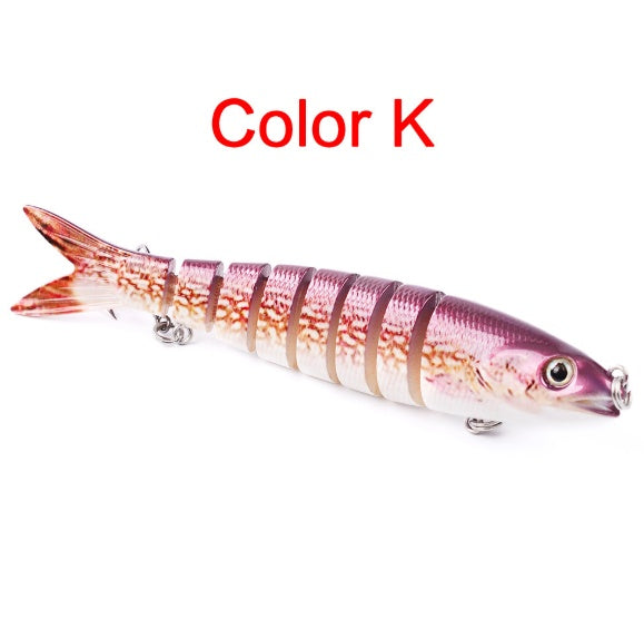 Pike Fishing Lures Artificial Multi Jointed Sections Hard Bait Trolling Pike Carp Fishing Tools - NOMAN STORE LLC