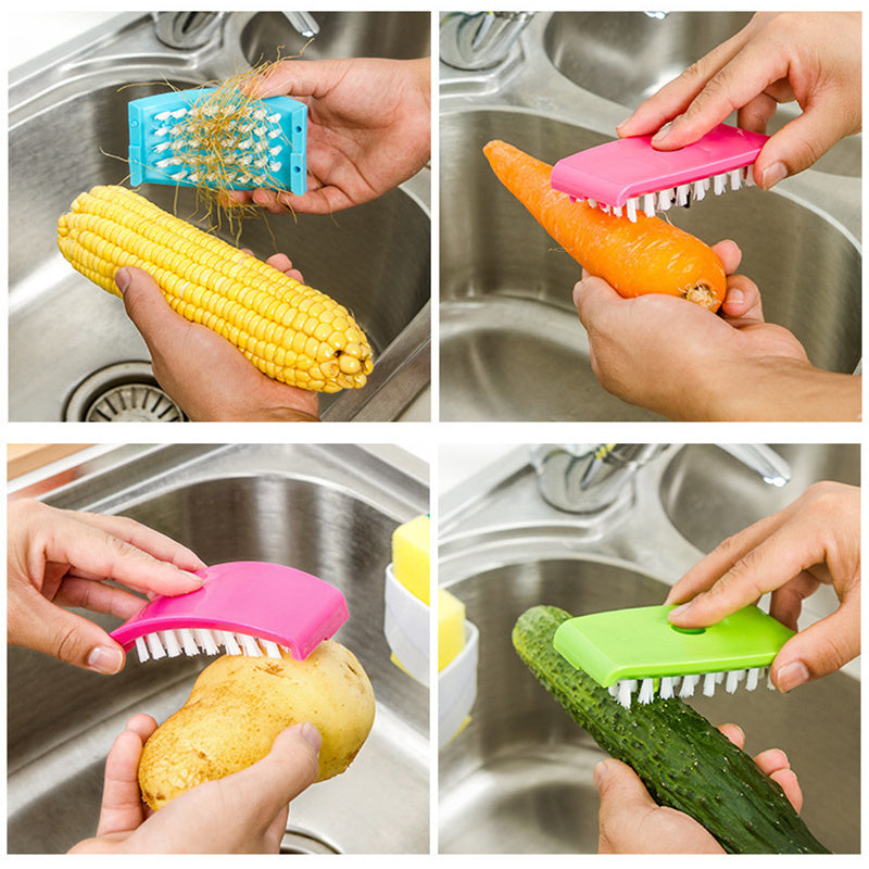 Creative Kitchen Knife And Fork Chopsticks Cleaning Brush With Suction Cup Fruit And Vegetable Cleaning Brush Kitchen Cleaning Brush - NOMAN STORE LLC