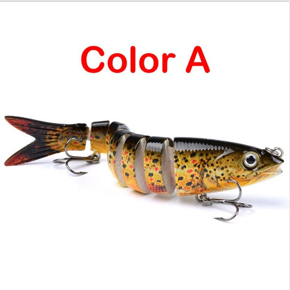 Pike Fishing Lures Artificial Multi Jointed Sections Hard Bait Trolling Pike Carp Fishing Tools - NOMAN STORE LLC