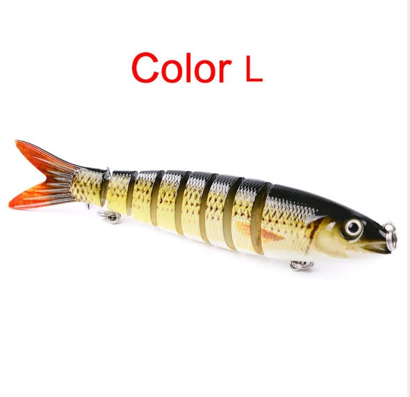 Pike Fishing Lures Artificial Multi Jointed Sections Hard Bait Trolling Pike Carp Fishing Tools - NOMAN STORE LLC