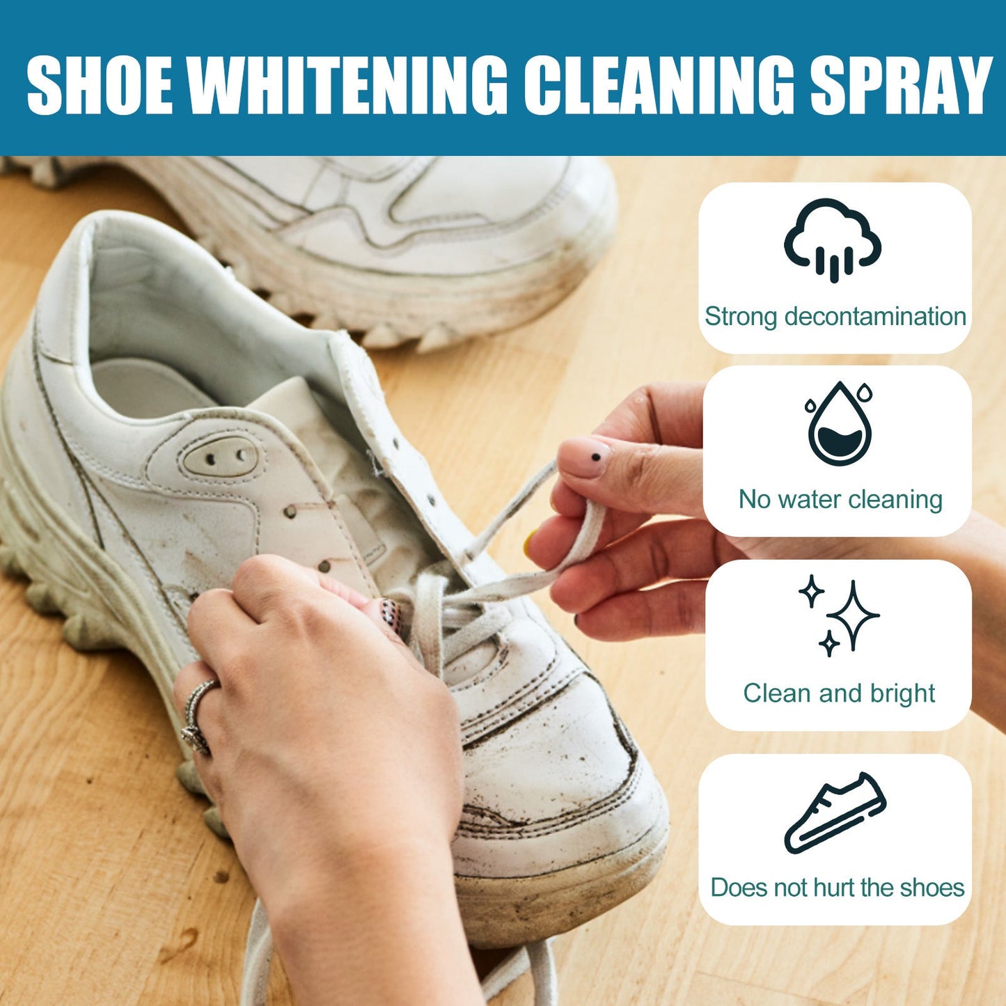 Shoe Whitening Cleaning Spray - NOMAN STORE LLC