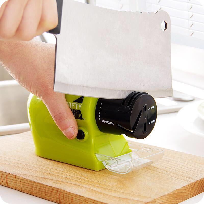 Electric Sharpener Kitchen Fruit Knife Scissors Quick - NOMAN STORE LLC