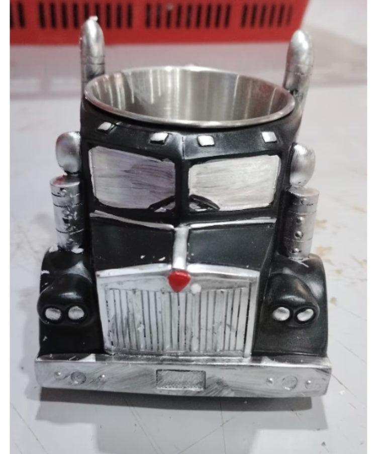 Durable Truck Coffee Mug Semi Truck Handcrafted Coffee Cup Semi-trailer Shaped Semi-Truck Coffee Mugs For Family - NOMAN STORE LLC