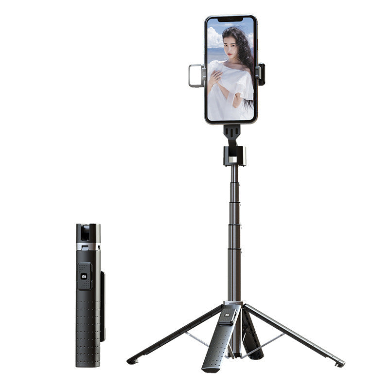 Quadrupod Double Fill Light Mobile Phone Bluetooth-compatible Selfie Stick - NOMAN STORE LLC