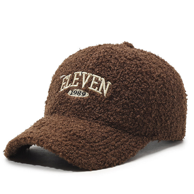 Winter Lambskin Thickened Warm Baseball Cap - NOMAN STORE LLC