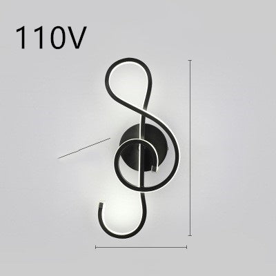 led wall lamp nordic minimalist bedroom bedside lamp - NOMAN STORE LLC