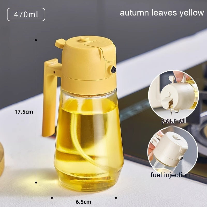 Perfect for Cooking, BBQ, Salad & Air Fryer. 2-in-1 design – Use it for Olive Oil, Vinegar, Soy Sauce & More! - NOMAN STORE LLC